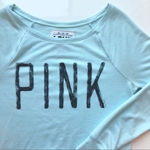 light blue PINK by VS sweater